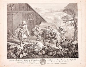 Pierre Aveline (1702–1760), Zwierzęta wchodzące na Arkę Noego, 1750-1757