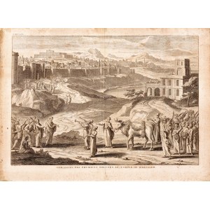 I.B. Martin, Danina pierwszych plonów niesiona do świątyni w Jerozolimie, ok. 1730