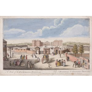 Nathaniel Parr, XVIII w., Widok na Foundling Hospital, Londyn, 1753