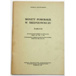 Herman Dannenberg, Monety pomorskie w średniowieczu