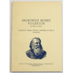 Karol Beyer, Skorowidz monet polskich od 1506-1825 r