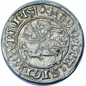 Zygmunt I Stary, Półgrosz 1510, Wilno – duże zero w dacie, dwukropek