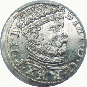 Stefan Batory, Trojak 1586, Ryga – duża głowa – nieopisana odmiana