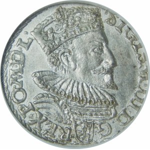 Zygmunt III Waza, Trojak 1594, Malbork – pierścień zamknięty – hybryda