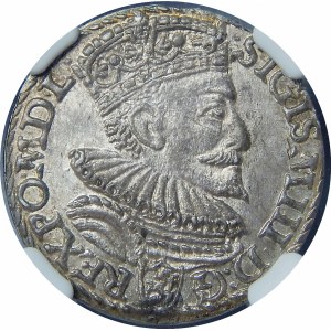 Zygmunt III Waza, Trojak 1594, Malbork – pierścień otwarty