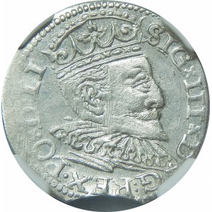 Zygmunt III Waza, Trojak 1595, Ryga – LI