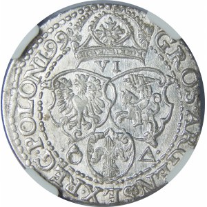 Zygmunt III Waza, Szóstak 1599, Malbork – duża głowa króla