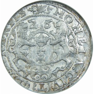 Zygmunt III Waza, Ort 1626/5, Gdańsk – przebita data – łańcuch szeroki – P