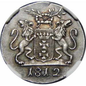 Wolne Miasto Gdańsk, Grosz 1812 – czyste srebro