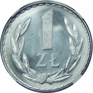 1 Złoty 1977 - Aluminium