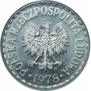 1 Złoty 1978 - Aluminium