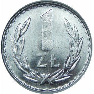 1 Złoty 1981 - Aluminium