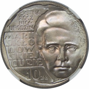 10 Złotych Skłodowska 1967 - Miedzionikiel