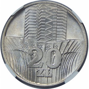 20 Złotych Wieżowiec 1976 - Miedzionikiel