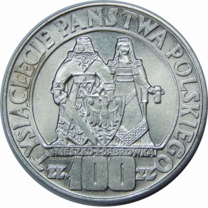 100 Złotych Mieszko i Dąbrówka 1966 - Srebro