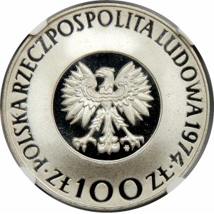 100 Złotych Mikołaj Kopernik 1974 - Srebro