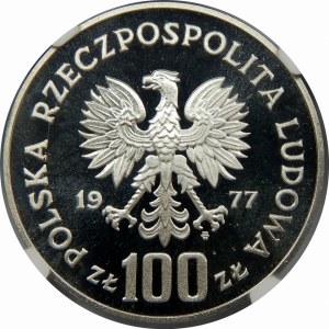 100 Złotych Sienkiewicz 1977 - Srebro