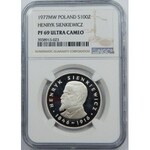 100 Złotych Sienkiewicz 1977 - Srebro