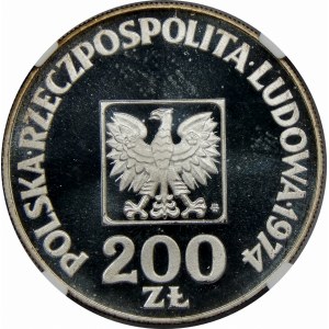 200 Złotych XXX LAT PRL 1974 - Srebro