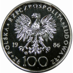 100 Złotych Jan Paweł II 1986 - Srebro