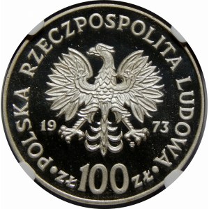 PRÓBA SREBRO 100 Złotych Kopernik 1973