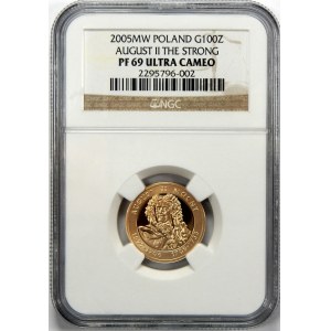 100 złotych August II Mocny 2005