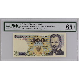 200 złotych 1986 - DK 0300648