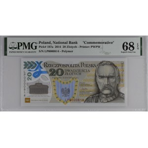 20 złotych 2014 Legiony Polskie - LP 0000814 - niski numer