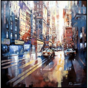 Piotr Zawadzki, Metropolis - New York City Gold, 2020