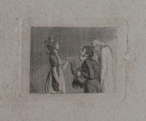 Daniel M.Chodowiecki(1726-1801) Dwie kompozycje:, Scena mitologiczna
