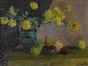 Julia Gniewek, Martwa natura z owocami (1955)