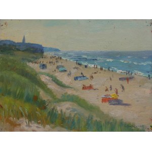 Sergiej Nikiforow (1920-2005), Plaża w Kołobrzegu (2002)