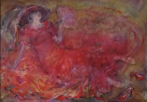 Lidia Snitko - Pleszko, Czerwona suknia