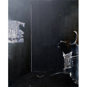 Edyta Duduś, In the black room, from the series Curtains, 2013
