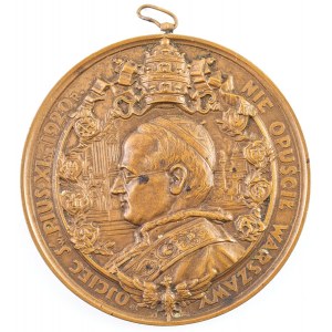 Medal PIUS XI W DZIESIĄTĄ ROCZNICĘ CUDU NAD WISŁĄ, 1930