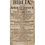 BIBLIA JAKUBA WUJKA, 1740