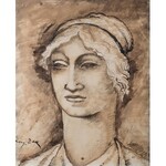 Eugeniusz Zak (1884 Mogilno – 1926 Paryż), Głowa kobiety, ok. 1912 r.