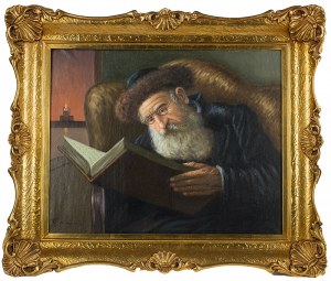 Konstanty Szewczenko (1910 Warszawa-1991 tamże), Rabin czytający księgę