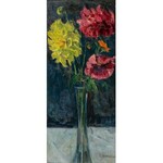 Georg Wichmann (1876 Lwówek Śląski - 1944 Szklarska Poręba), Kwiaty w szklanym wazonie