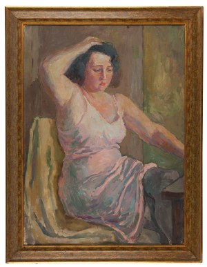 Leonard Pękalski (1896-1944), Portret p.Wandy P.