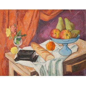Szymon Mondzain (1888 Chełm - 1979 Paryż), Martwa natura z paterą i owocami