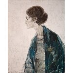 Maciej Lachur (1927 Zagórze – 2007 Otwock), Portret kobiety, 1972 r.