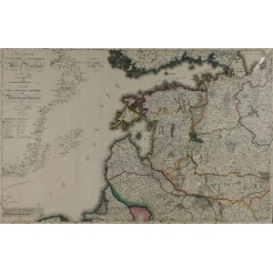 J. E. KNITTEL, Friedrich CAMPE, Rosja zachodnia (Neue militarische Situations = und Postkarte von WEST = RUSSLAND),  Norymberga 1812