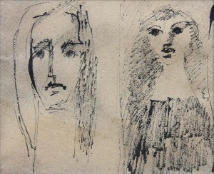 Ryszard Stryjec (1932 Lipniszki k. Lidy-1997 Gdańsk), Portret podwójny