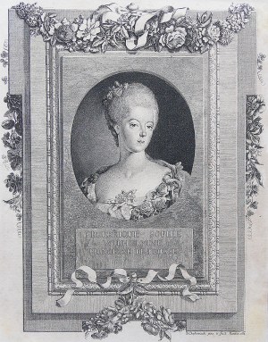 Daniel Chodowiecki (1726 Gdańsk - 1801 Berlin), Frederique Sophie Wilhelmine Princesse de Prusse, 1767 r.