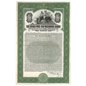 Gdańsk, The Danzig Port and Waterways Board, $ 500 1927