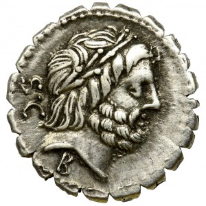 Republika Rzymska, Q. Antonius Balbus, Denar serratus