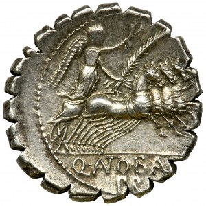 Roman Republic, Q. Antonius Balbus, Denarius serratus