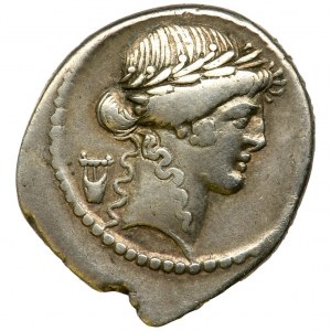 Republika Rzymska, Clodius Turrinus, Denar
