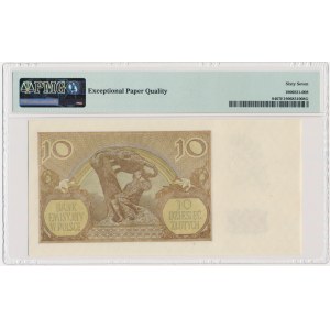 10 złotych 1940 - A - PMG 67 EPQ - ceniona pierwsza seria